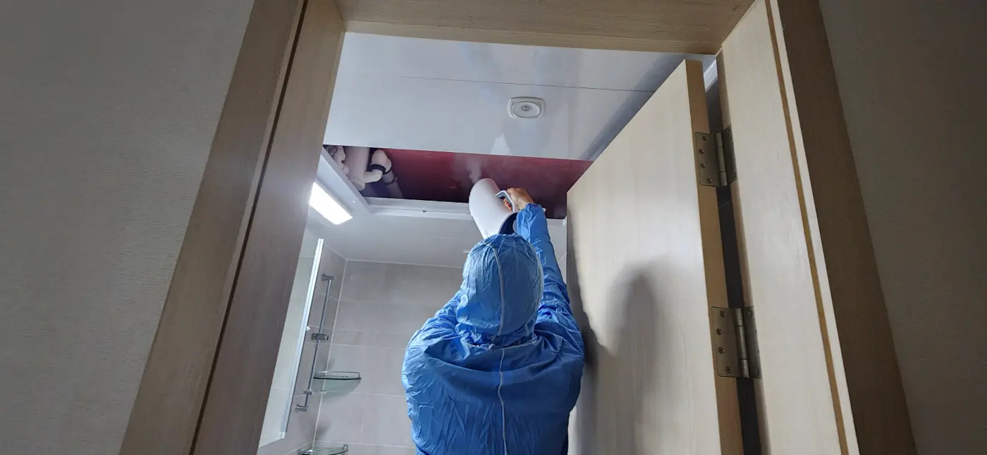 남동구 아랫집천장누수 누수탐지 현장 참고 사진